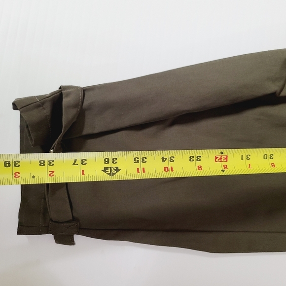 ZARA STRAIGHT CARGO TROUSERS Mid-camel SIZE XS | 4001/051/756 - Picture 6 of 9